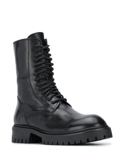 Ann Demeulemeester chunky-sole lace-up boots outlook