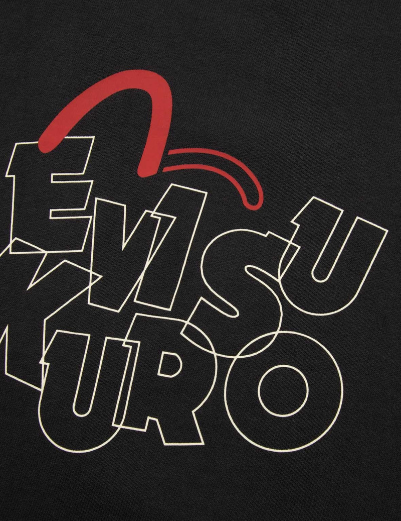 Multi Logo Print Oversized T-Shirt 7