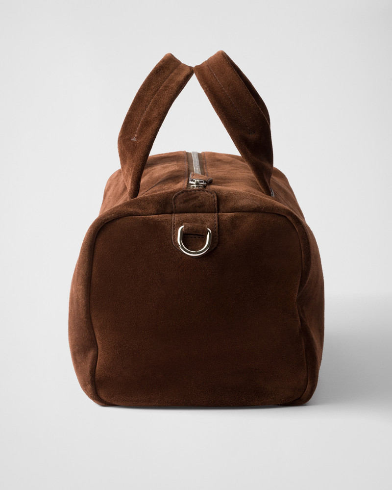 Suede duffle bag 6