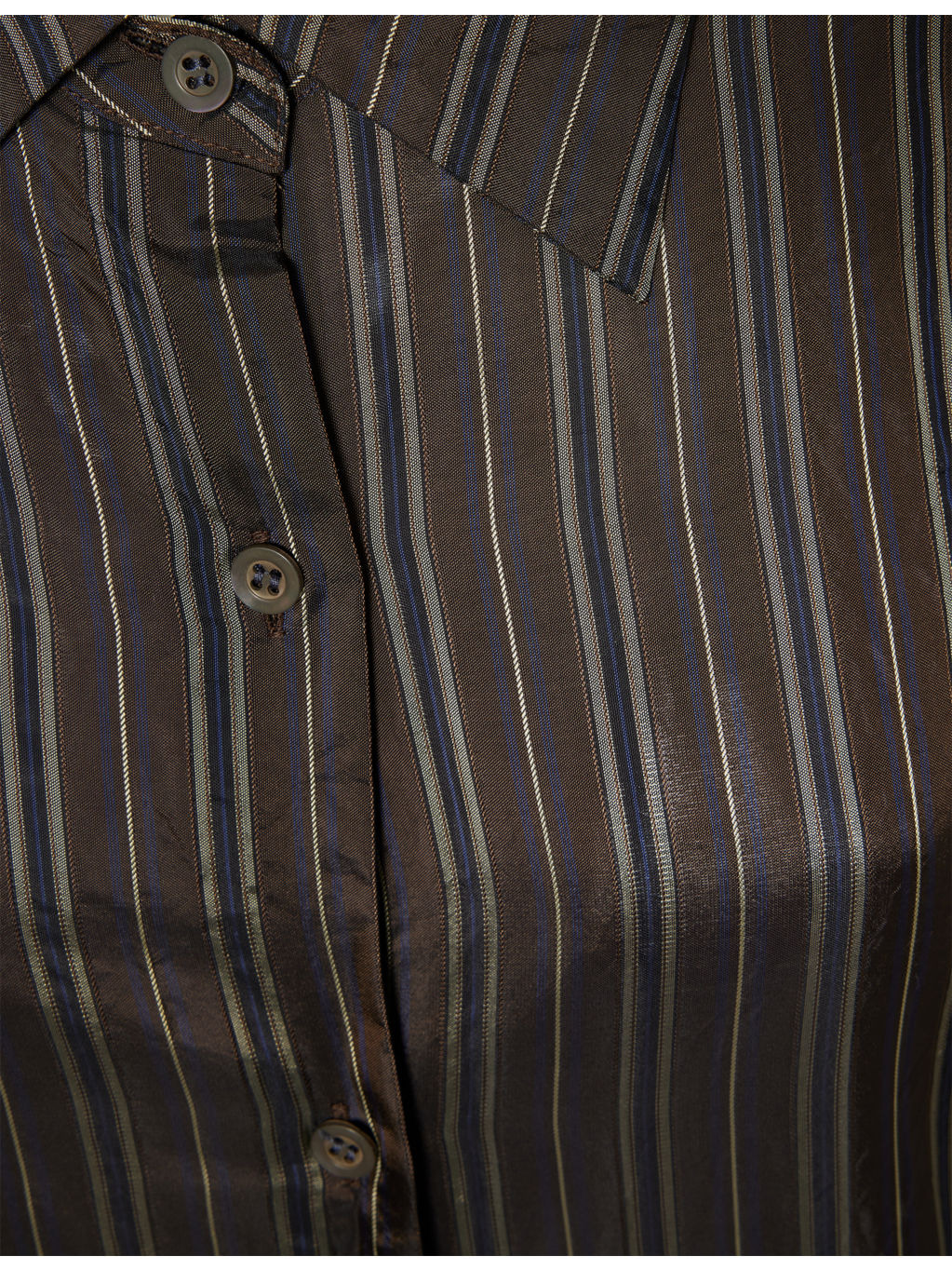 Casia Oversized Stripe-Print Crepe Shirt - 6