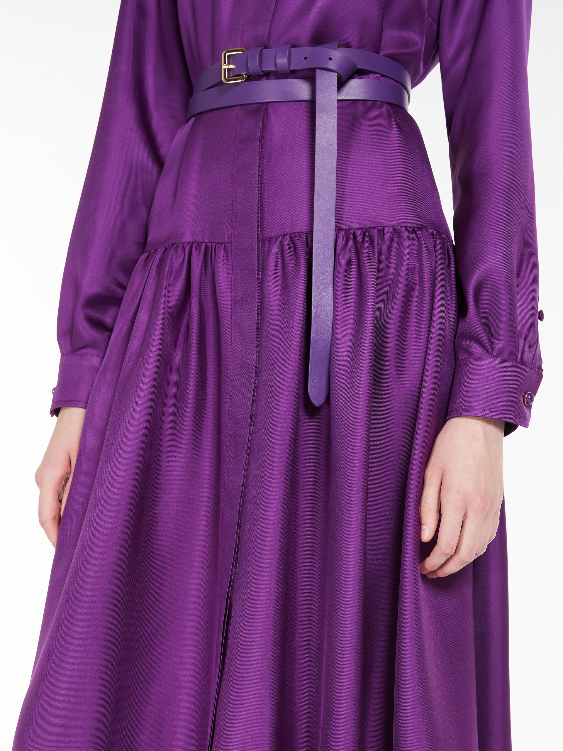 YARD Silk twill dress - 5