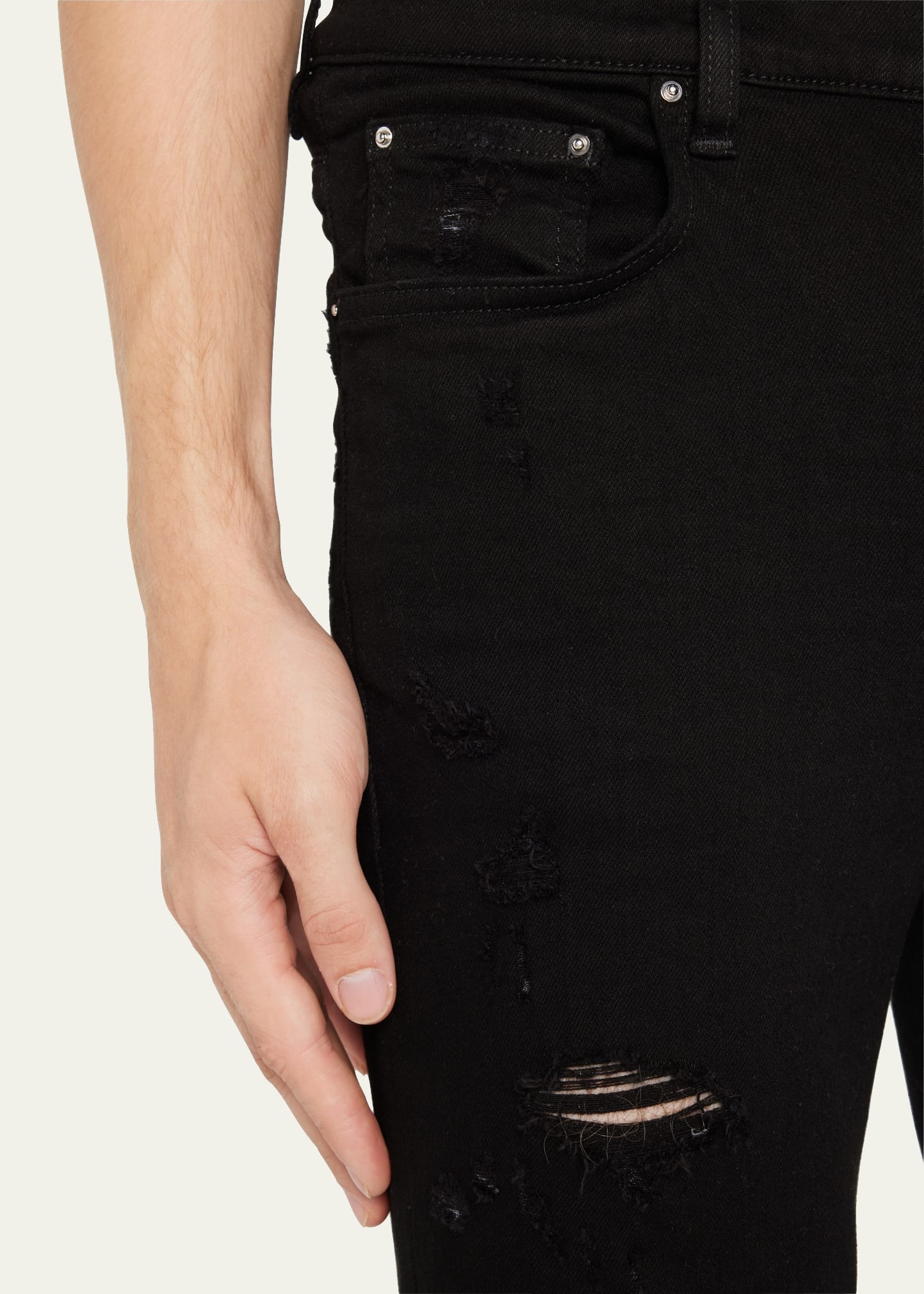 Men's MX1 Destroyed Skinny Jeans - 5