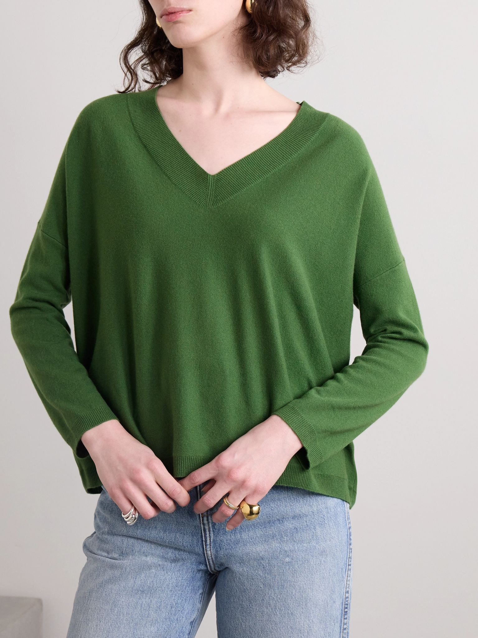 Linda cashmere sweater Green - 3