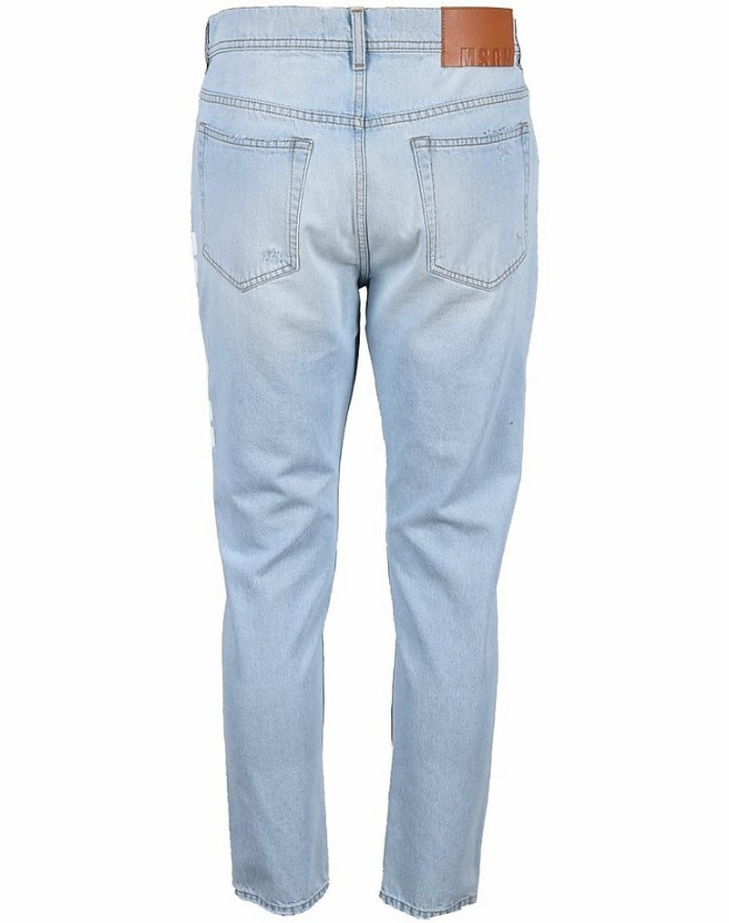 MSGM Men's Denim Blue Jeans outlook