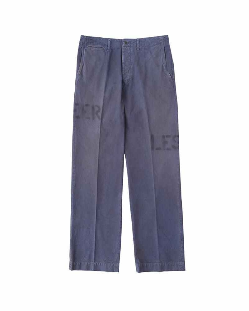 visvim CHINO PANTS HW DMGD BLUE | REVERSIBLE