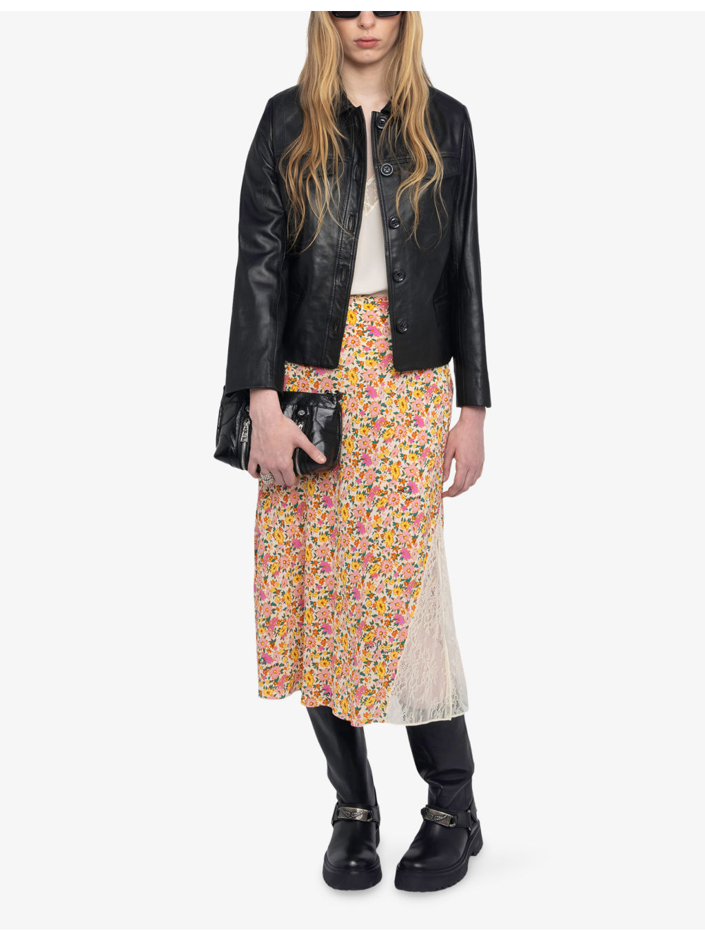 Jayla Floral-Print Woven Midi Skirt - 2