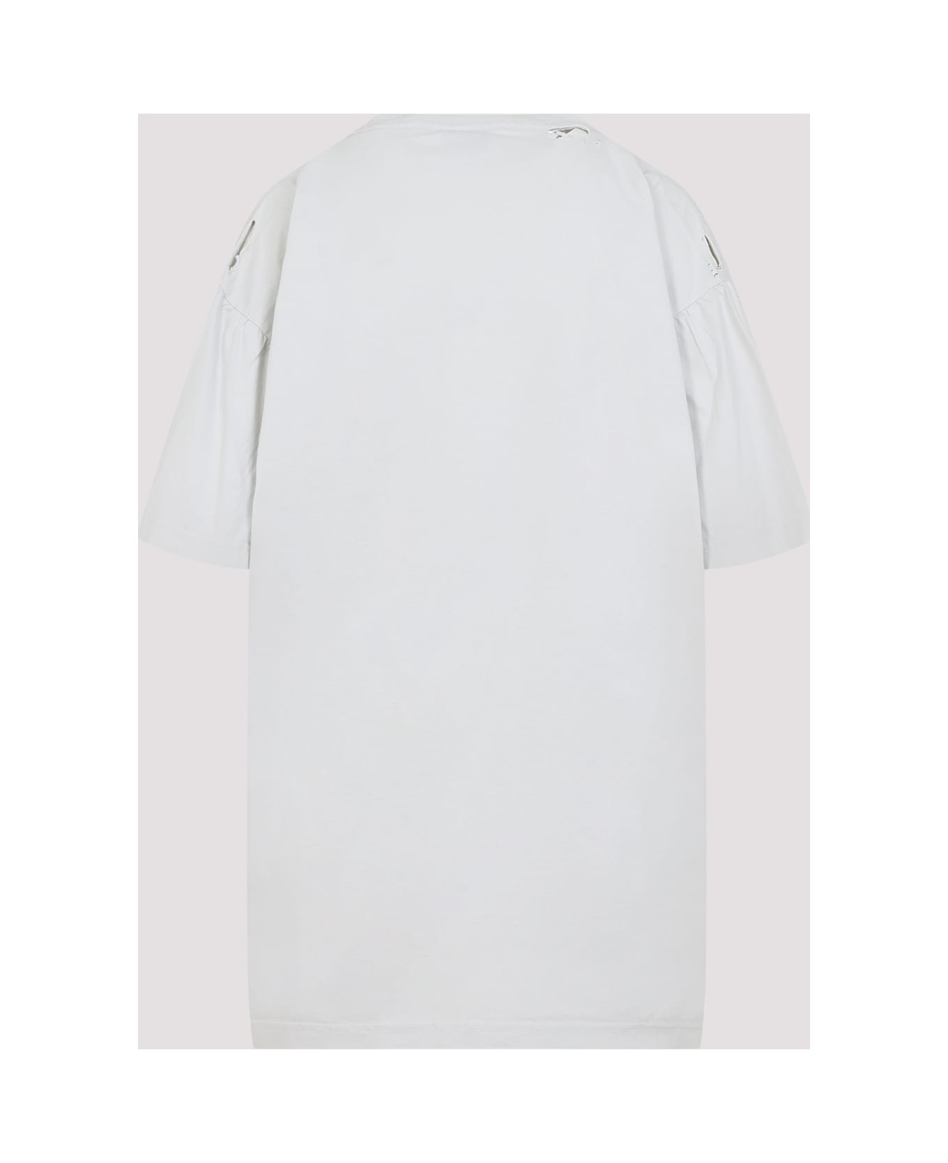 White Cotton T-shirt - 4