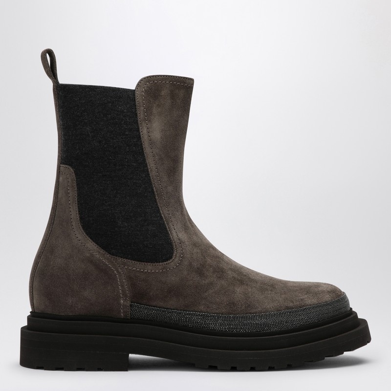 Brown suede Chelsea Boot - 1