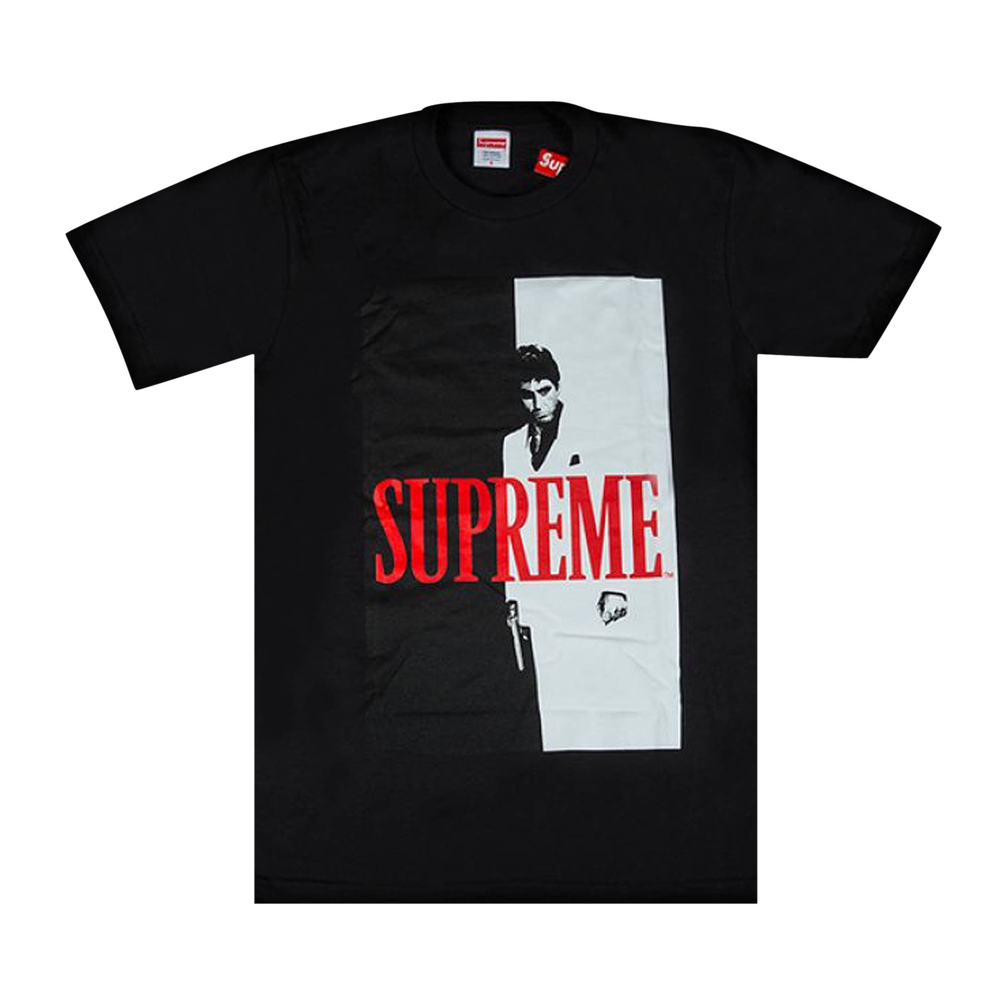 Supreme Supreme Scarface Split T-Shirt 'Black' | REVERSIBLE