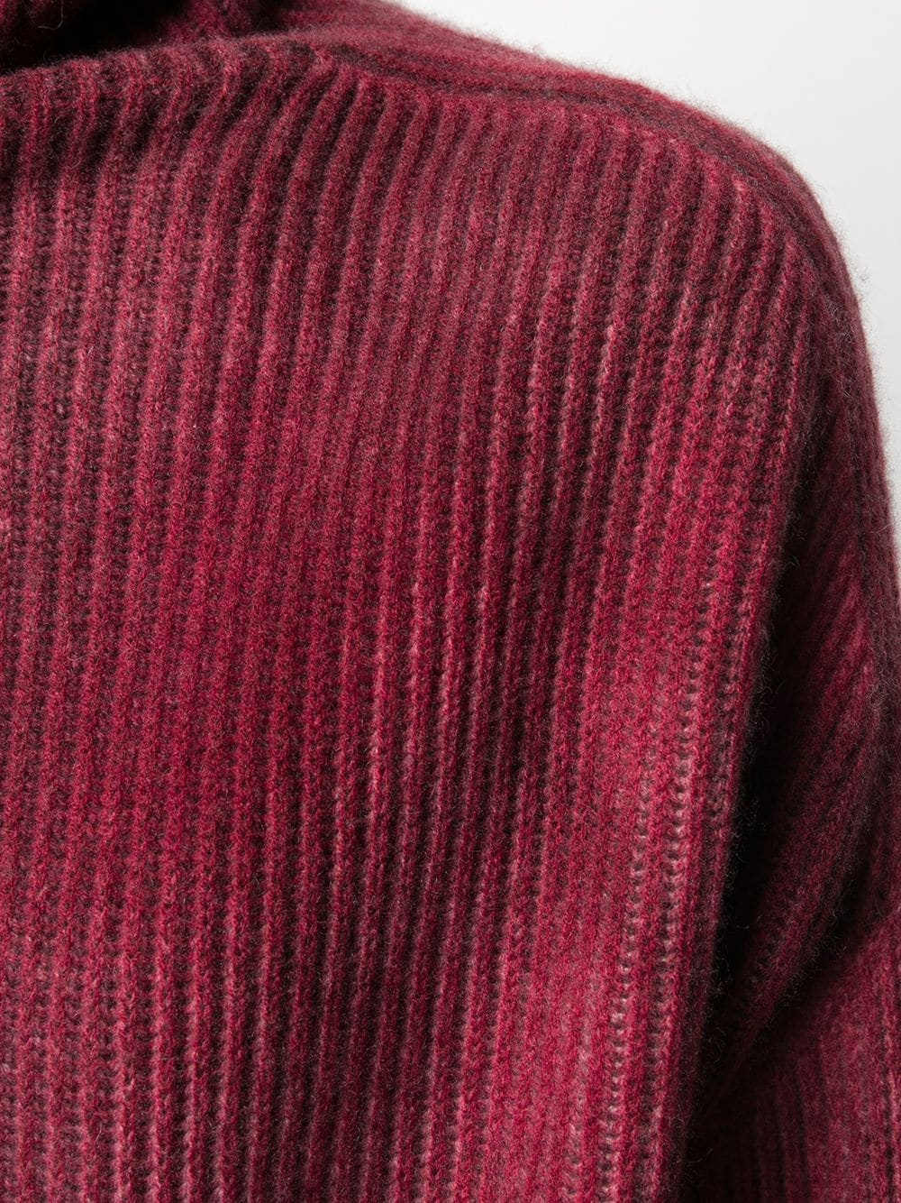 ribbed merino wool turtleneck jumper - 5