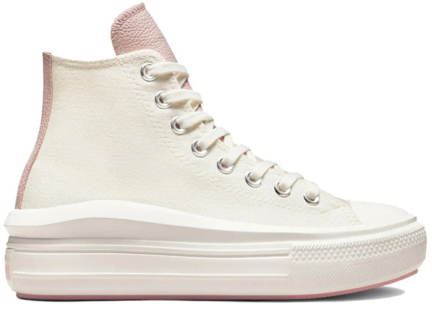 Converse Chuck Taylor All Star Move Platform Tonal Materials Egret Rust Pink (Women's) - 1