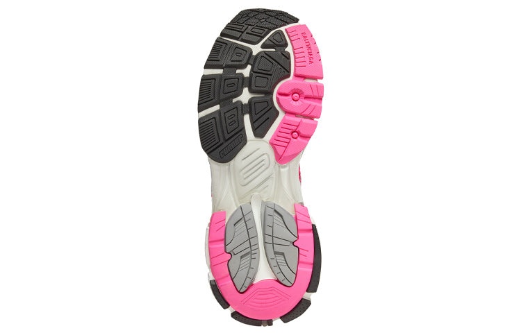 (WMNS) Balenciaga Runner Sneakers 'White Pink Grey Mesh and Nylon' 677402W3RBN9155 - 5