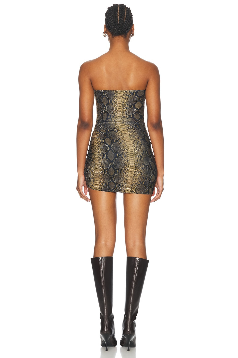 Strapless Side Drape Pickleball Dress - 4