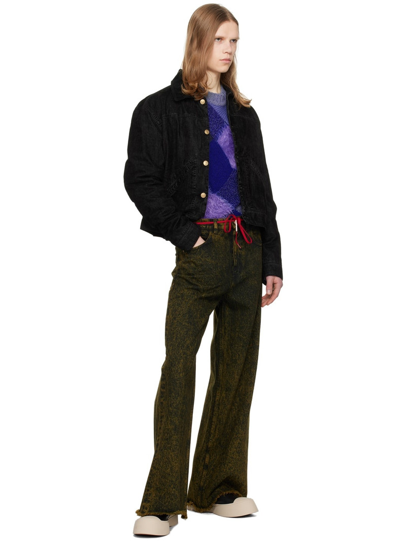Marni Khaki Dyed Jeans outlook