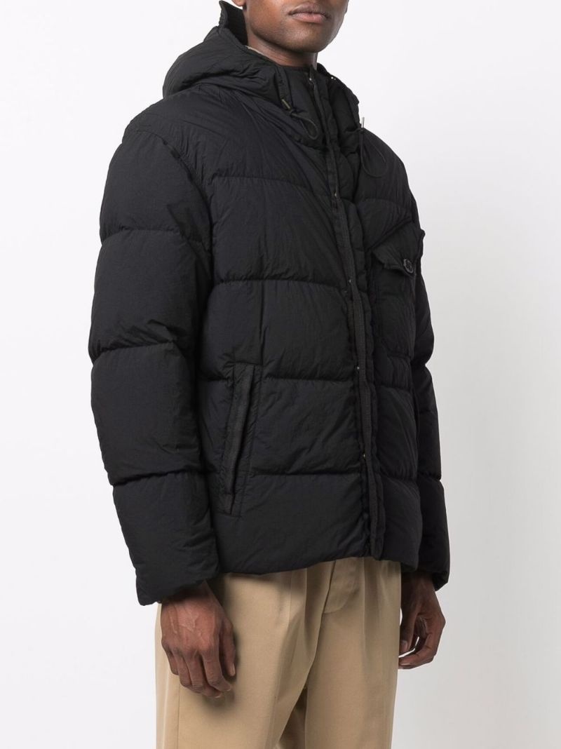 hooded down puffer jacket - 3