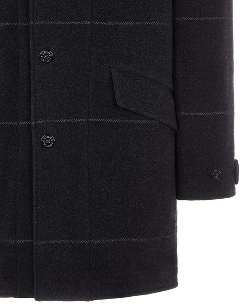 Stone Island 70753 PANNO MILITARE + RIGHE REFLECTIVE STEEL GRAY