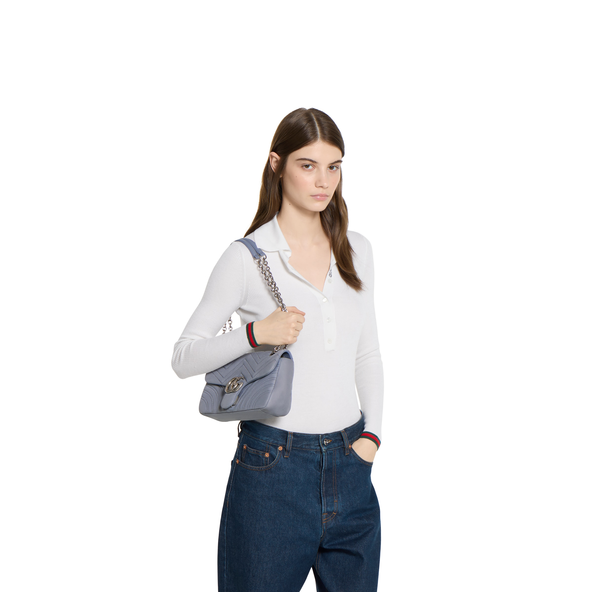 GG Marmont medium shoulder bag - 3