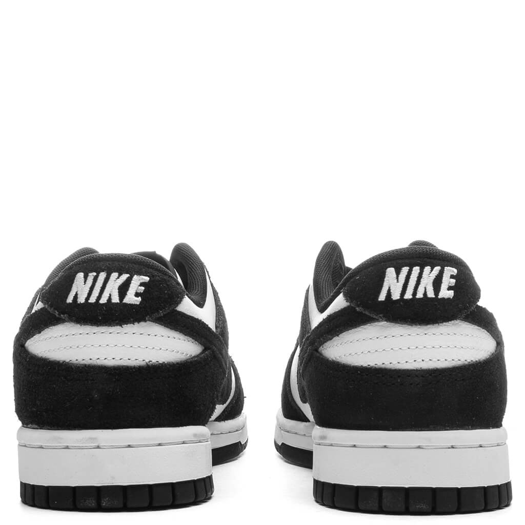DUNK LOW RETRO SE 'SUEDE PANDA' - WHITE/BLACK/WHITE - 4