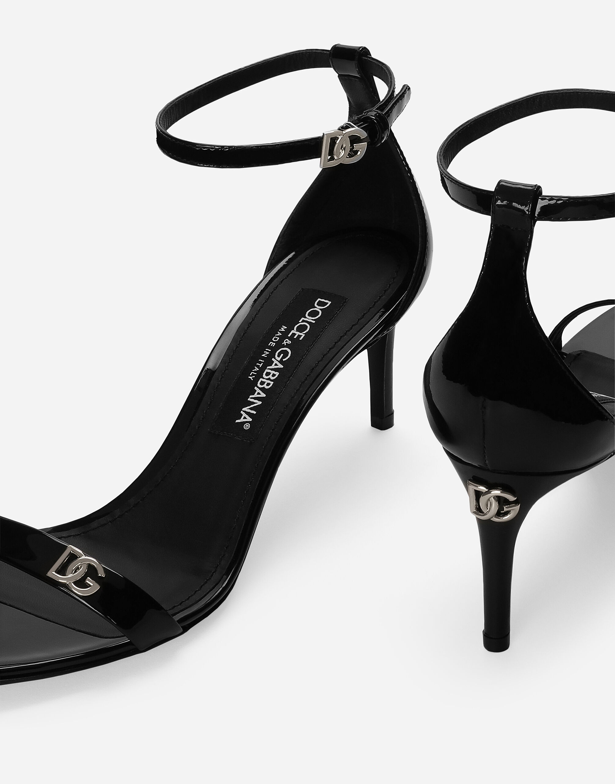 Dolce & Gabbana Patent leather sandals | REVERSIBLE