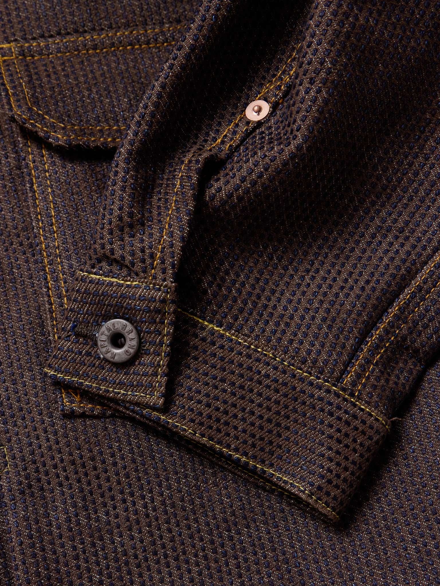 Sashiko Denim Trucker Jacket - 3