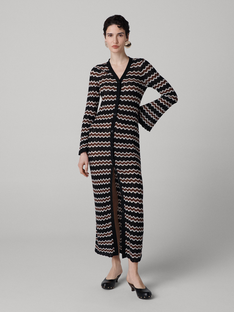 Alice Long Knit Cardigan 1