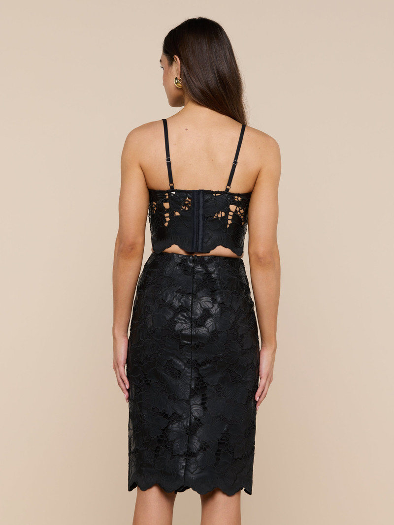 Sonya Vegan Leather Bustier 6