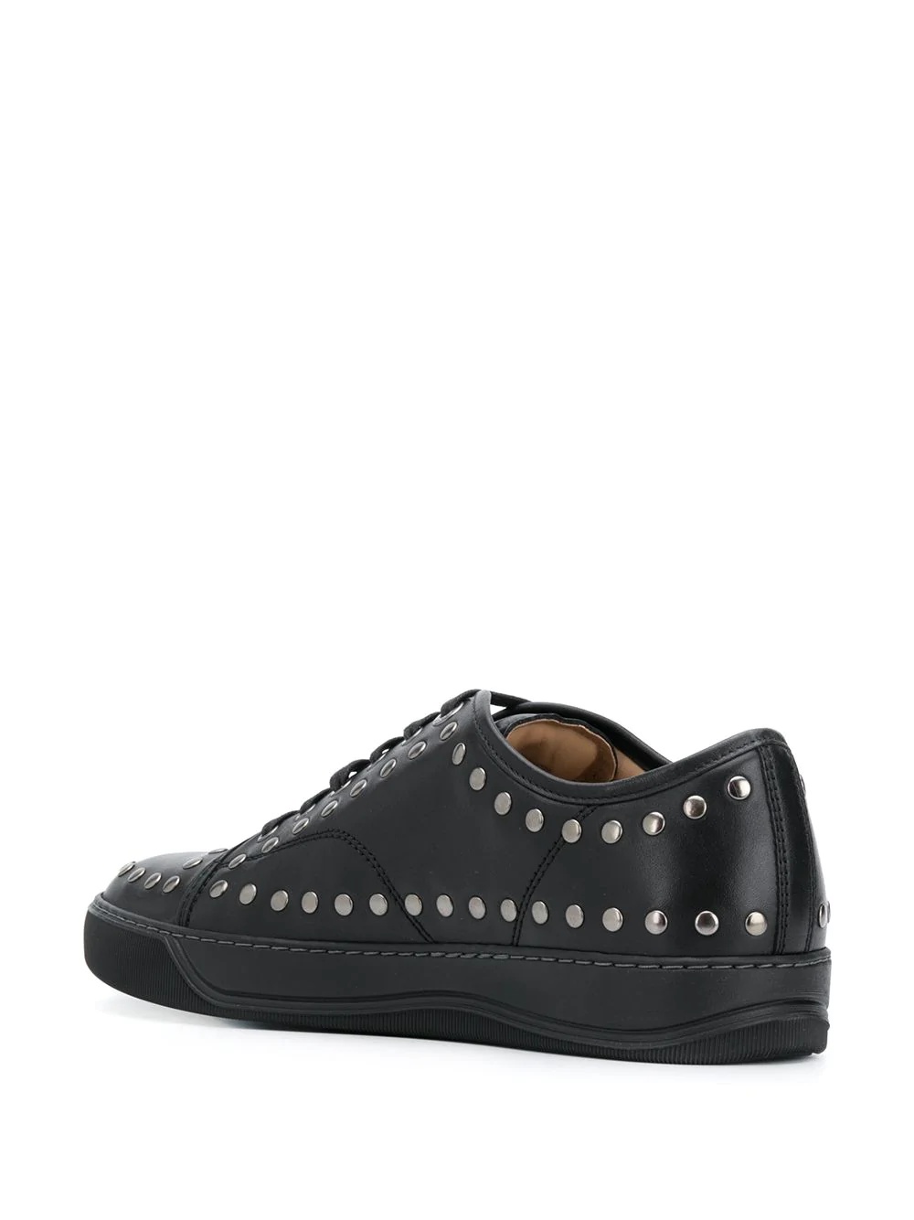 studded low-top sneakers - 3