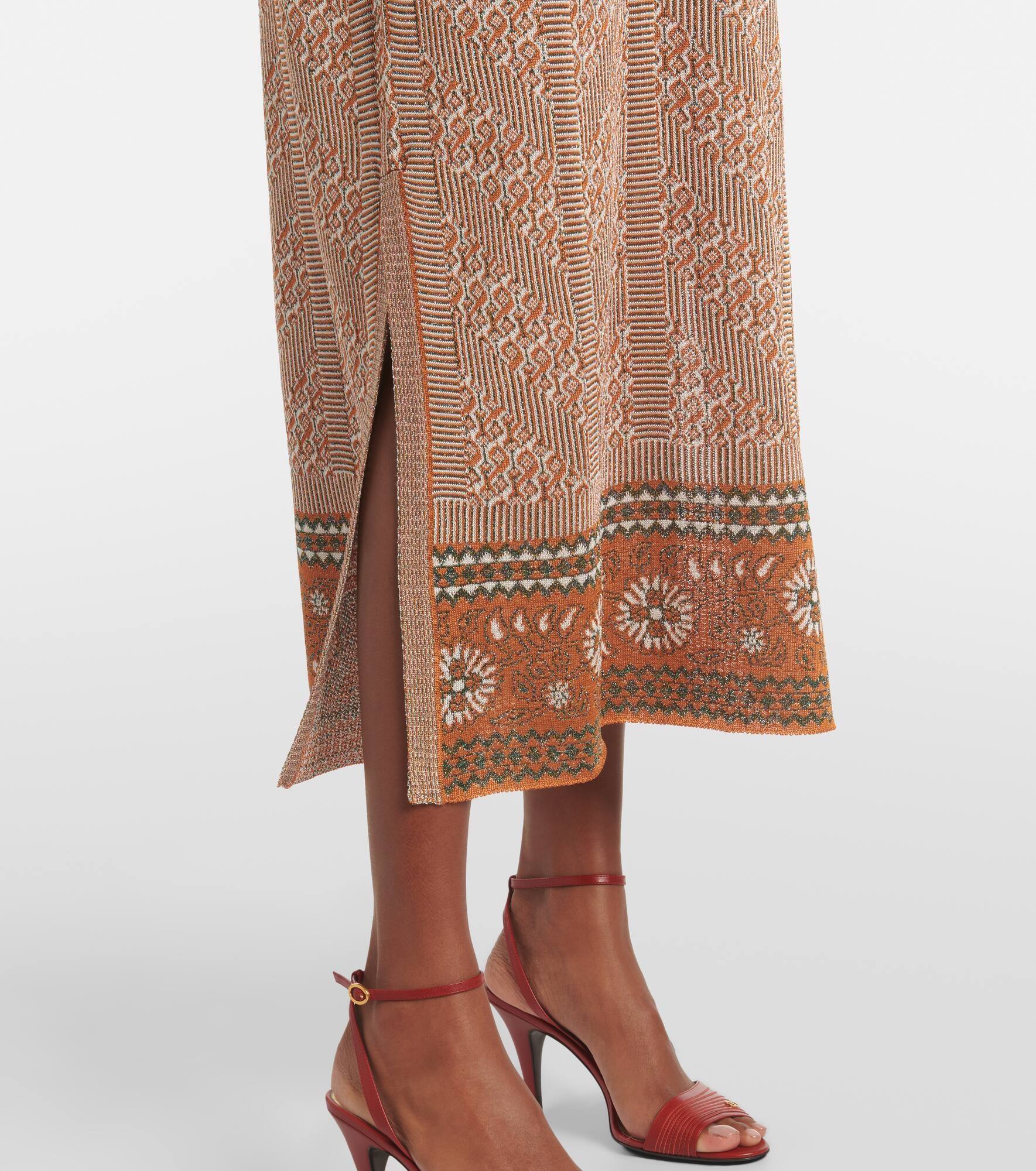 Lamé maxi dress - 6