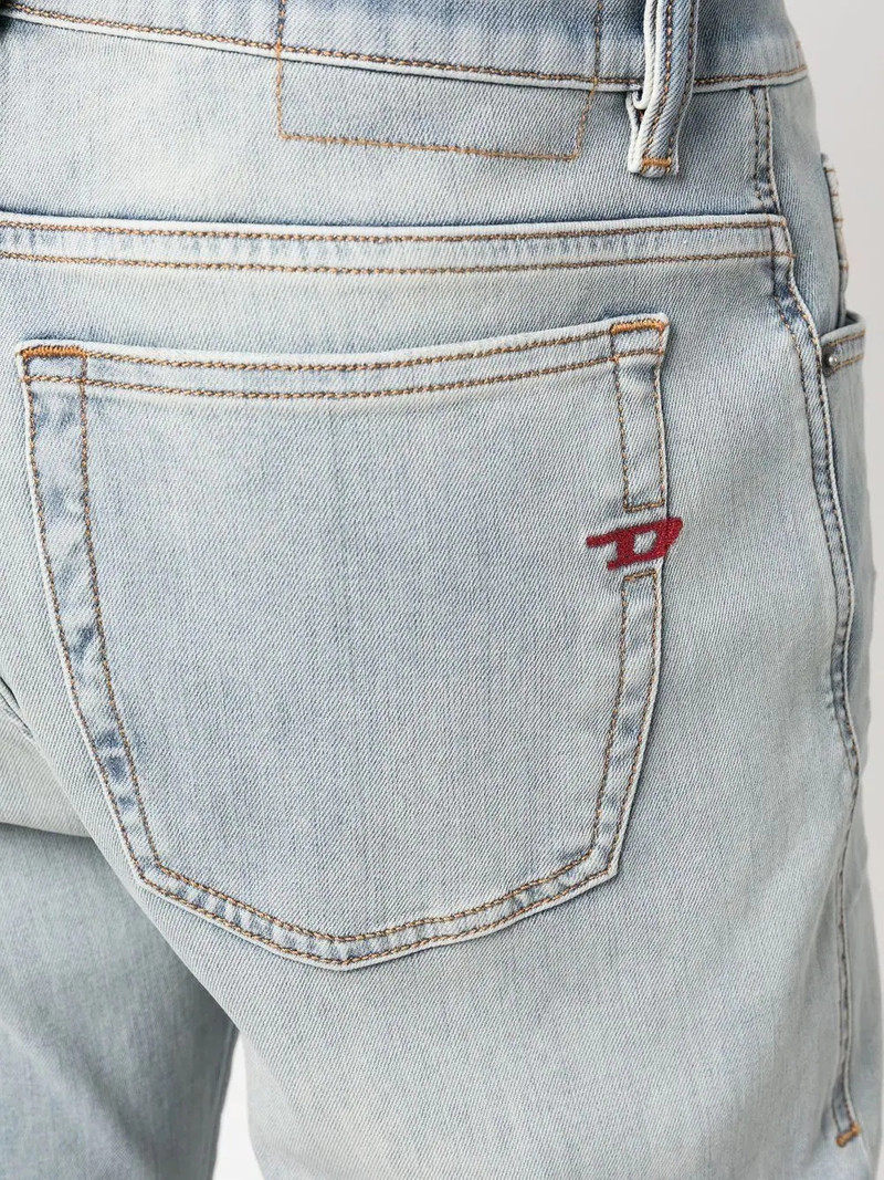 distressed slim-fit jeans 5