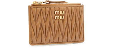 Miu Miu Padded zipped card holder outlook