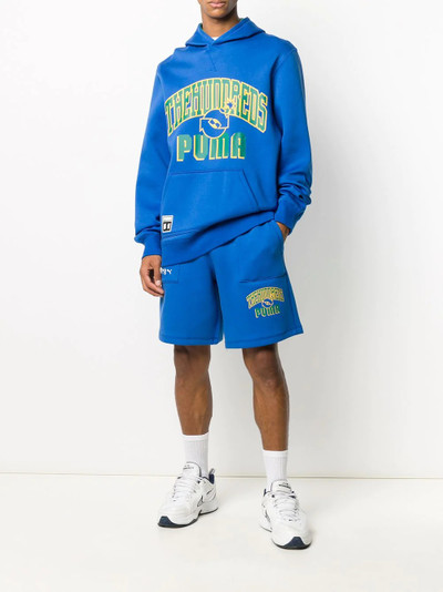 PUMA logo print hoodie outlook