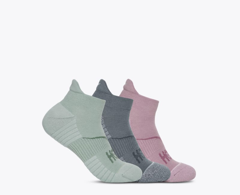 No-Show Run Sock 3-Pack in Sage/Slate Blue/Fragrnt Lilac 1
