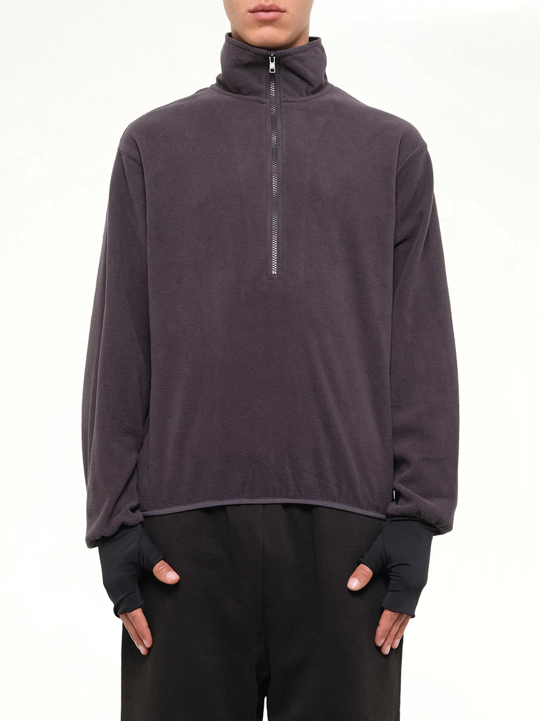 Shell Fleece in Black - 1