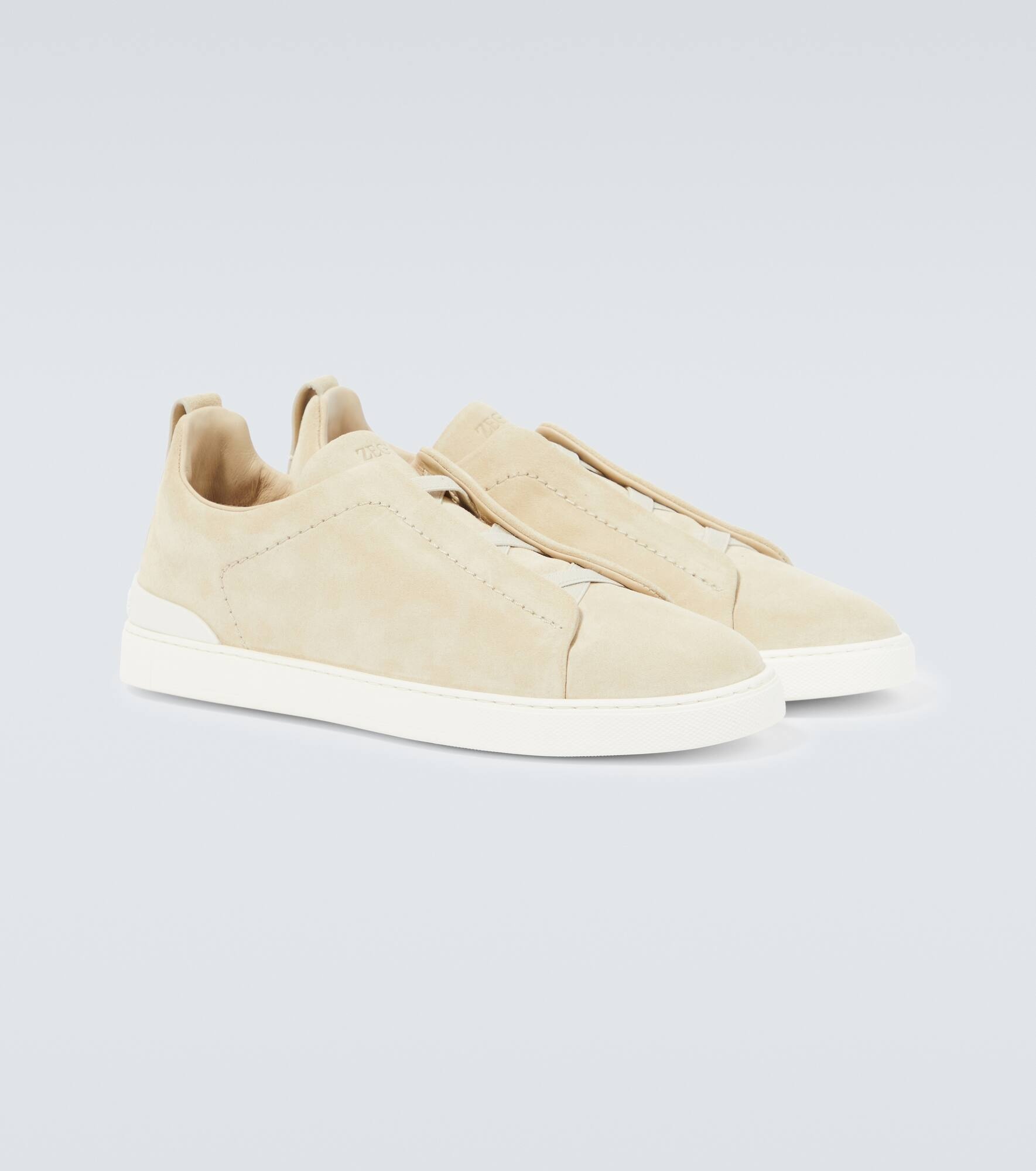 Triple Stitch suede sneakers - 5