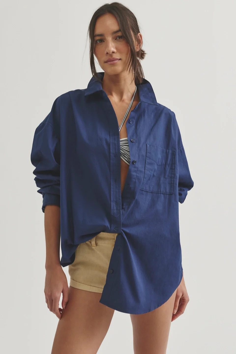 We The Free Lexi Poplin Button Down Shirt - 1