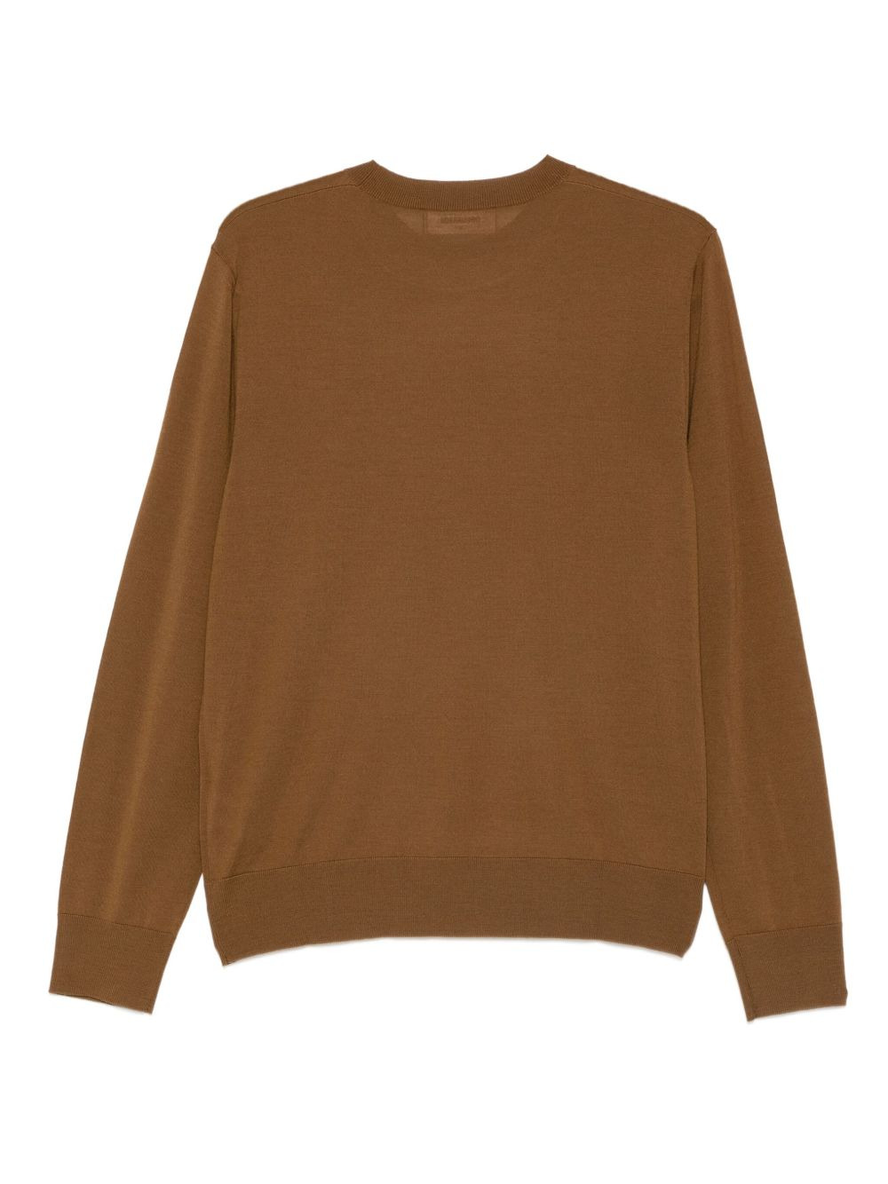 D2 logo-embroidered wool top - 2