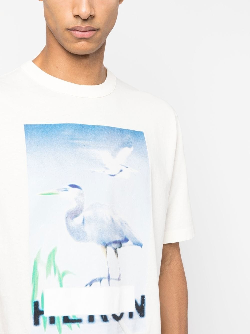 Censored Heron printed T-shirt - 5