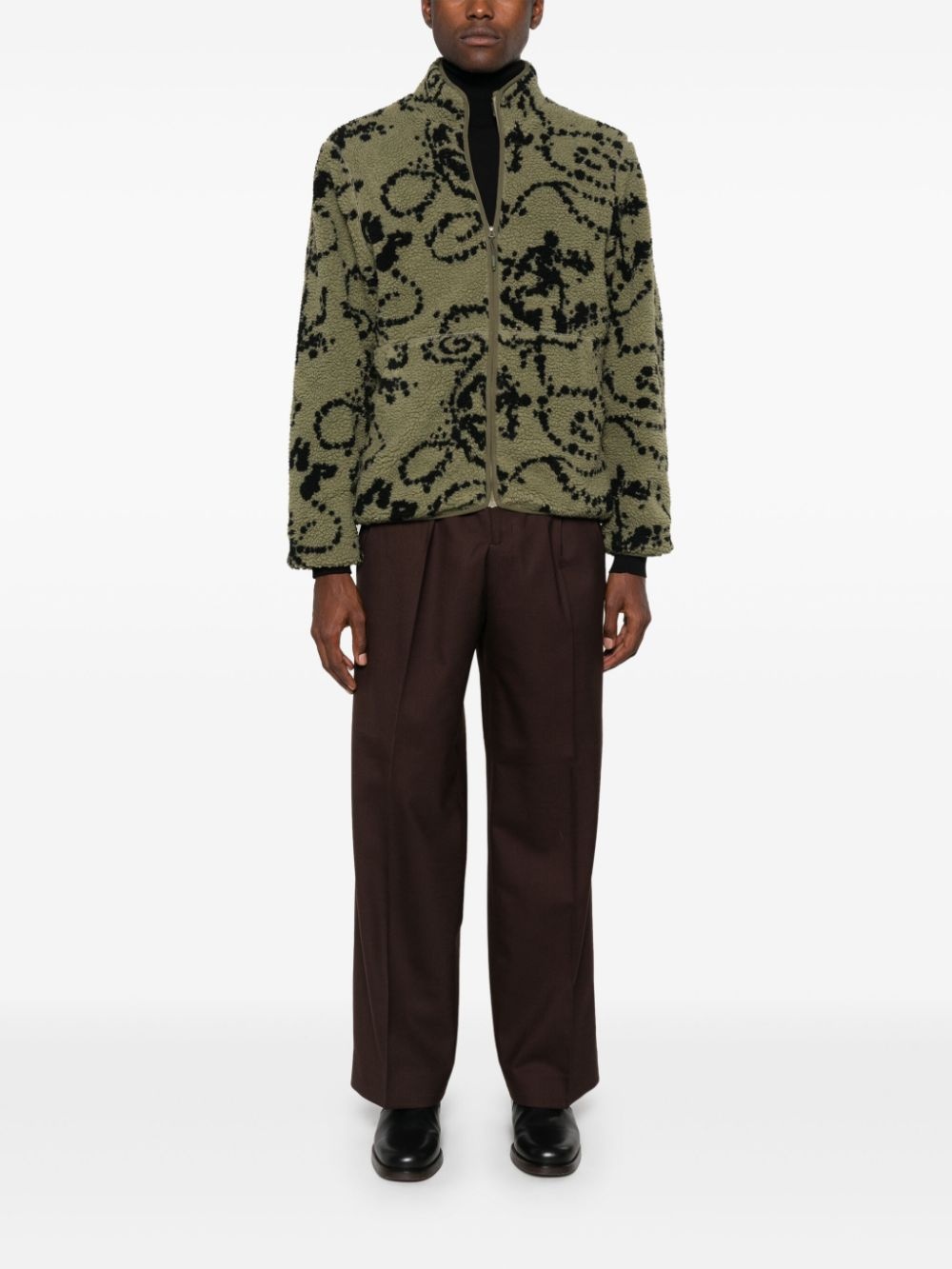 wide pleated trousers - 2