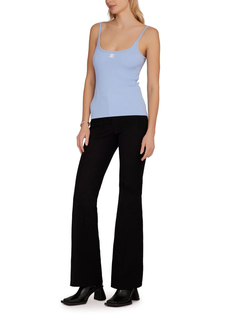 courrèges Rib Knit Tank Top outlook