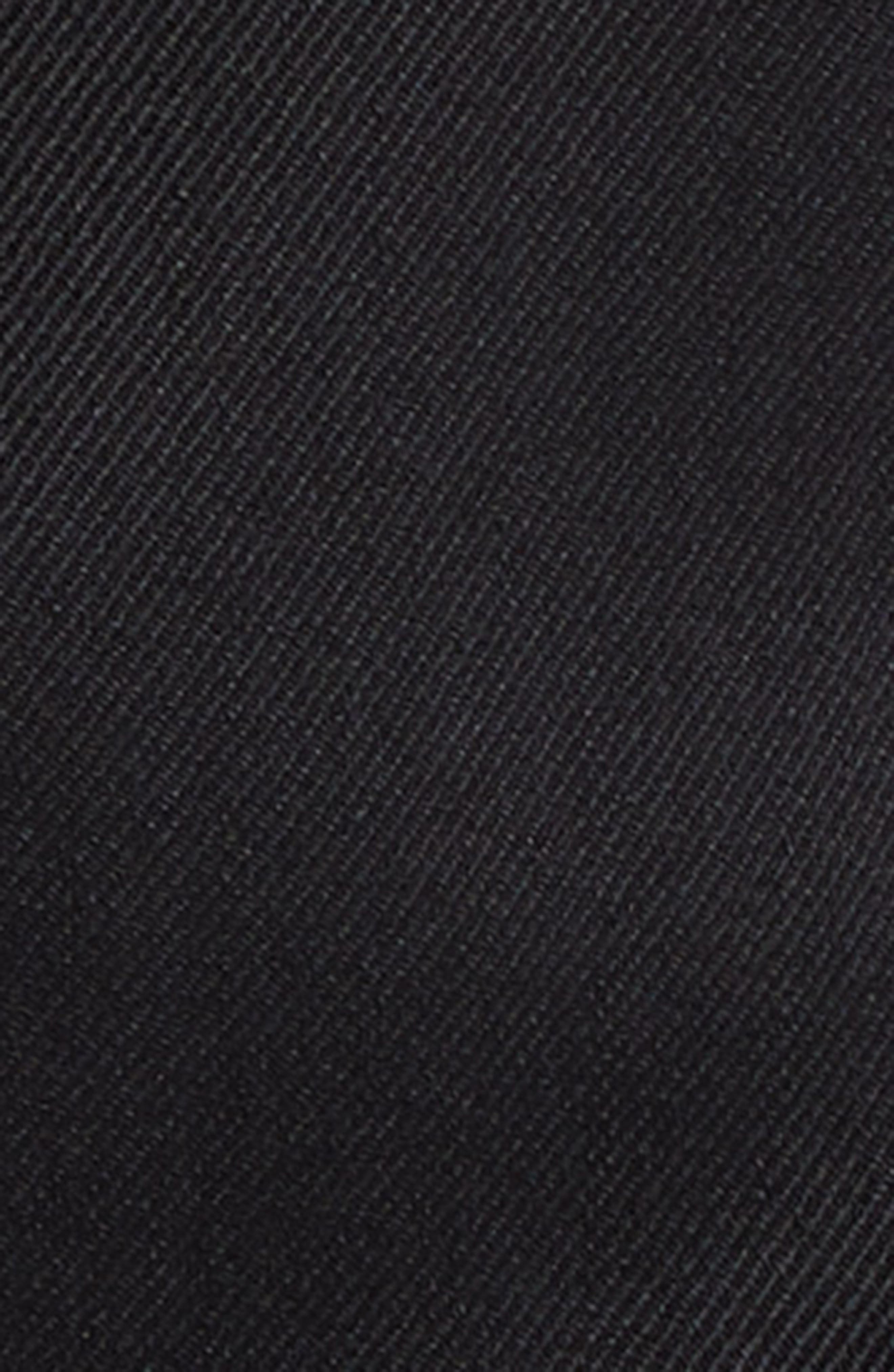 Dolce&Gabbana Classic Wool Blend Gabardine Tuxedo Pants in N0000 Nero at Nordstrom - 7