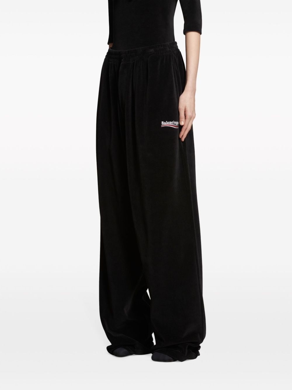 logo-embroidered track pants - 5