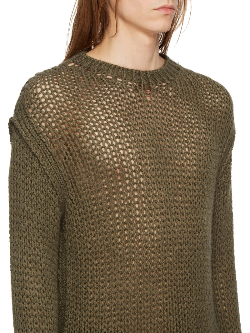 Las Palmas Open-Knit Cashmere and Silk-Blend Sweater 4