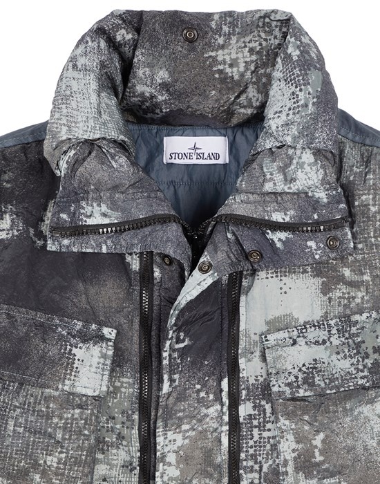 G06E1 DISSOLVING GRID CAMO ON ECONYL® REGENERATED NYLON WITH PRIMALOFT® INSULATION TECHNOLOGY GRAY - 3