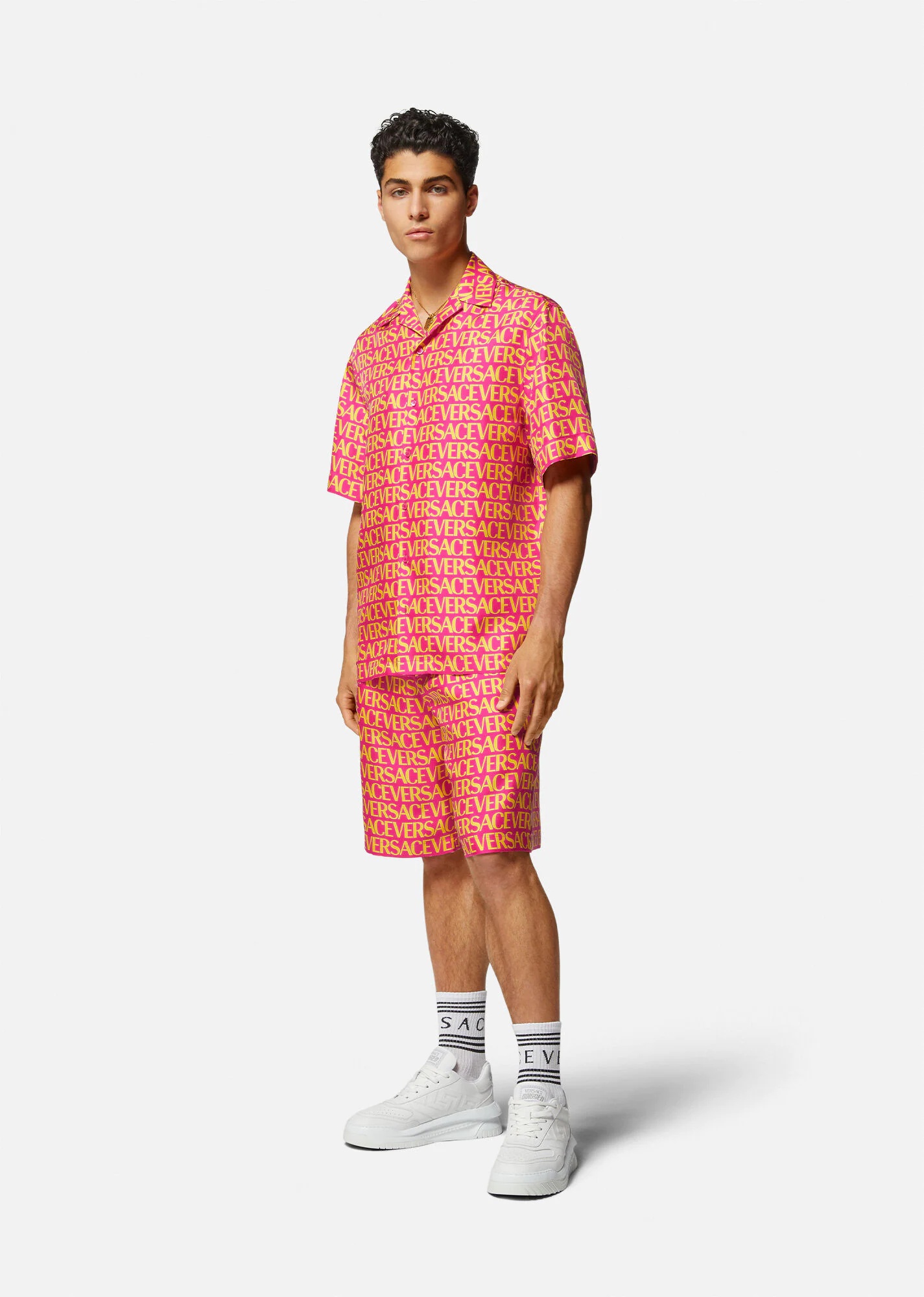 Versace Allover Silk Shirt - 2