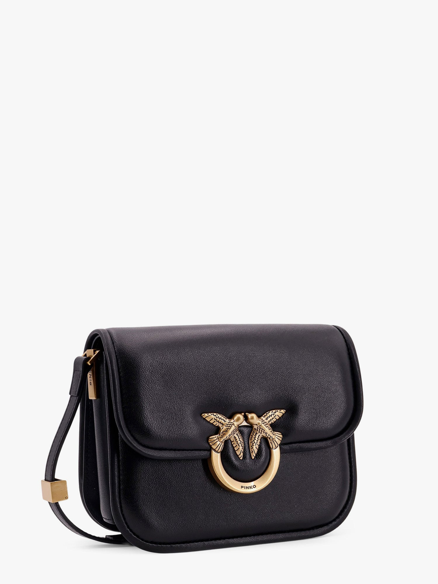 Pinko Love Box Leather Crossbody Bag - 3