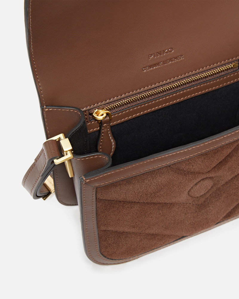SUEDE MINI LOVE BAG BOX SHOULDER BAG 4