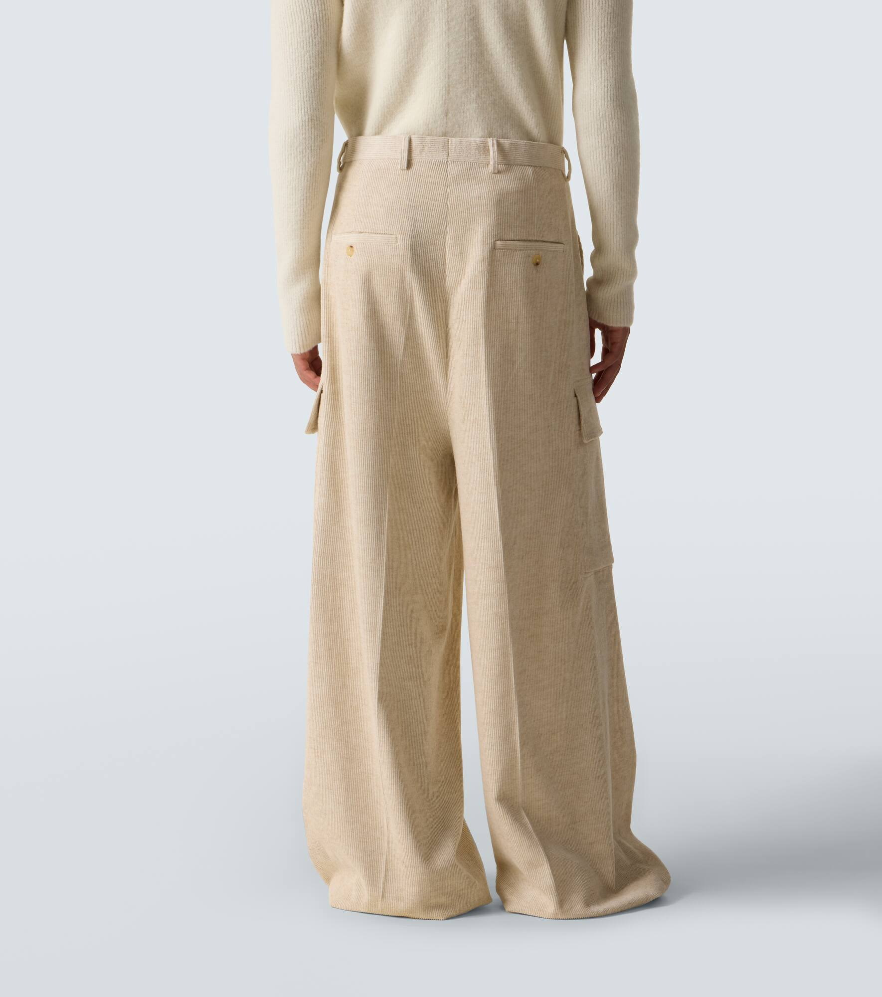 Firebanks cotton and linen cargo pants - 4