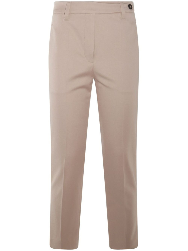 cropped slim-fit trousers 1
