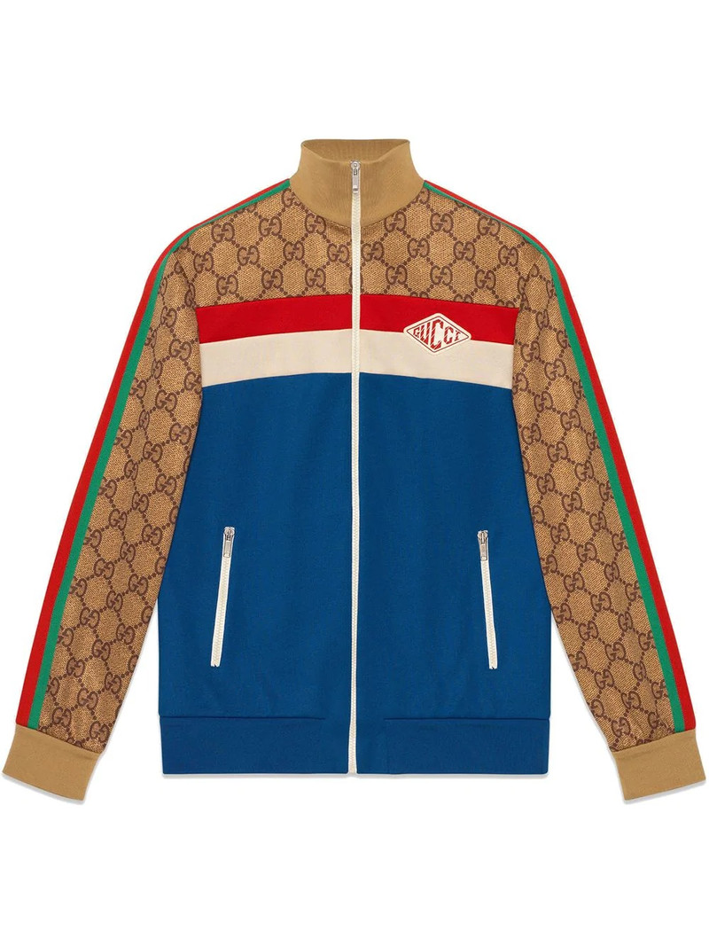 GG technical jersey jacket - 1