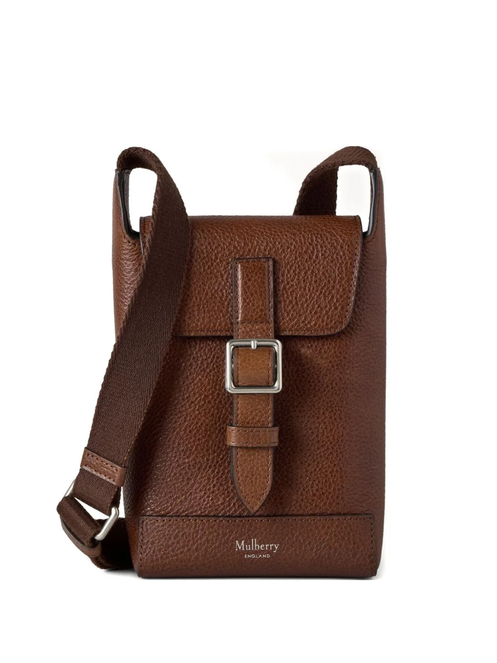 Chiltern buckle-fastening leather phone bag - 1